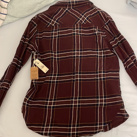 NEW burgundy flannel - Picture 2 of 4